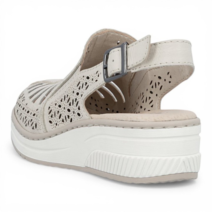 Sandales bout fermé femme confortables Rieker 48763