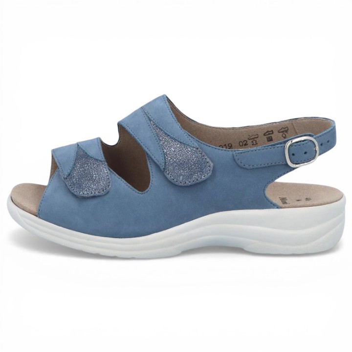 sandales femme pieds très larges et sensibles SOLIDUS Moni 74019