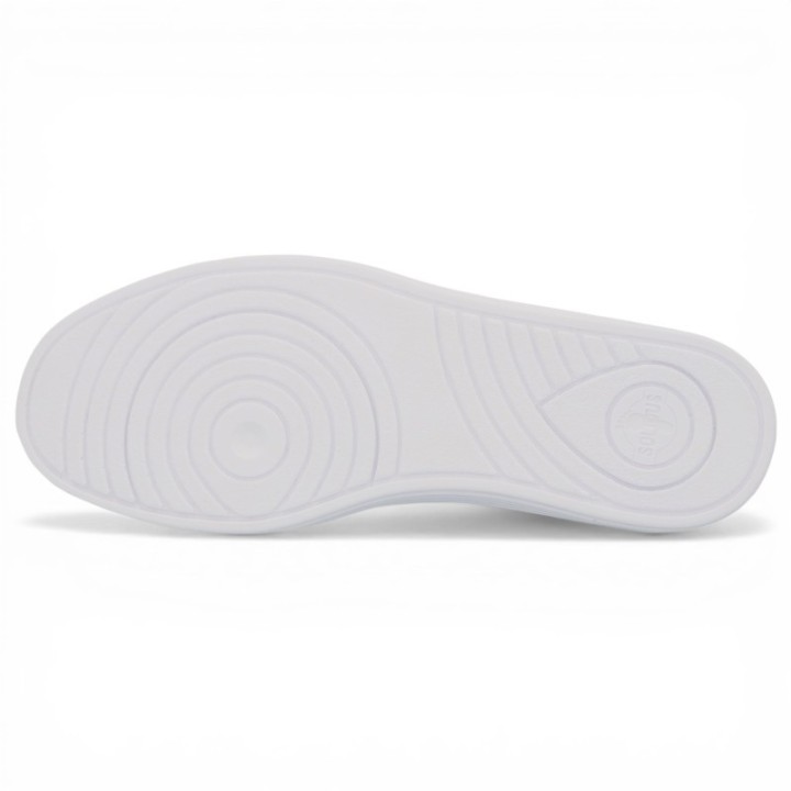 Basket blanche femme pieds très larges et sensibles Solidus Kendal 30135