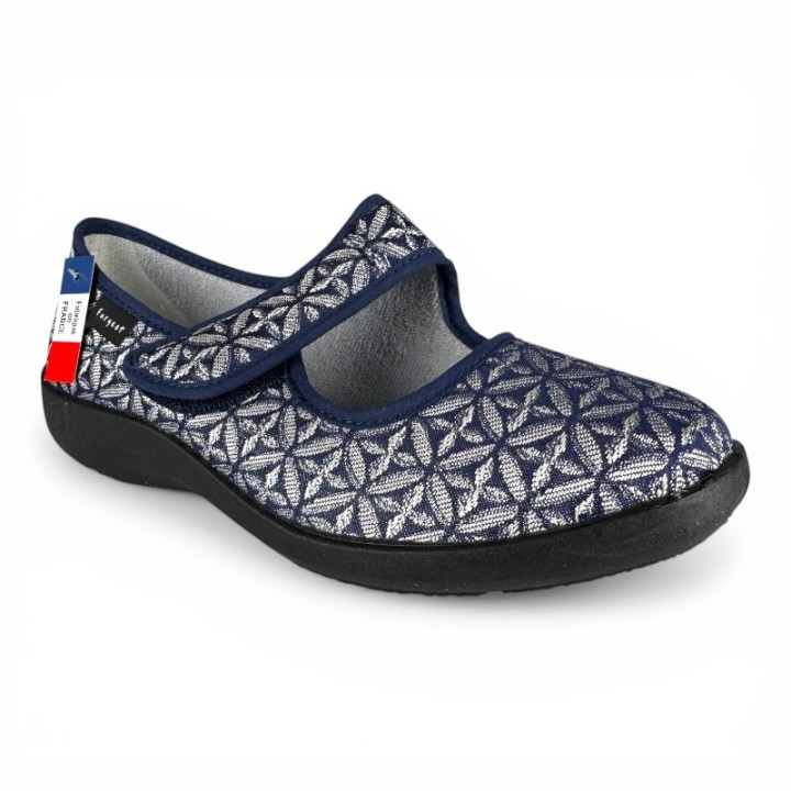 ballerines femme velcro confortables FARGEOT Trudy