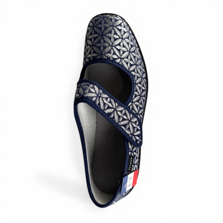 ballerines femme velcro confortables FARGEOT Trudy