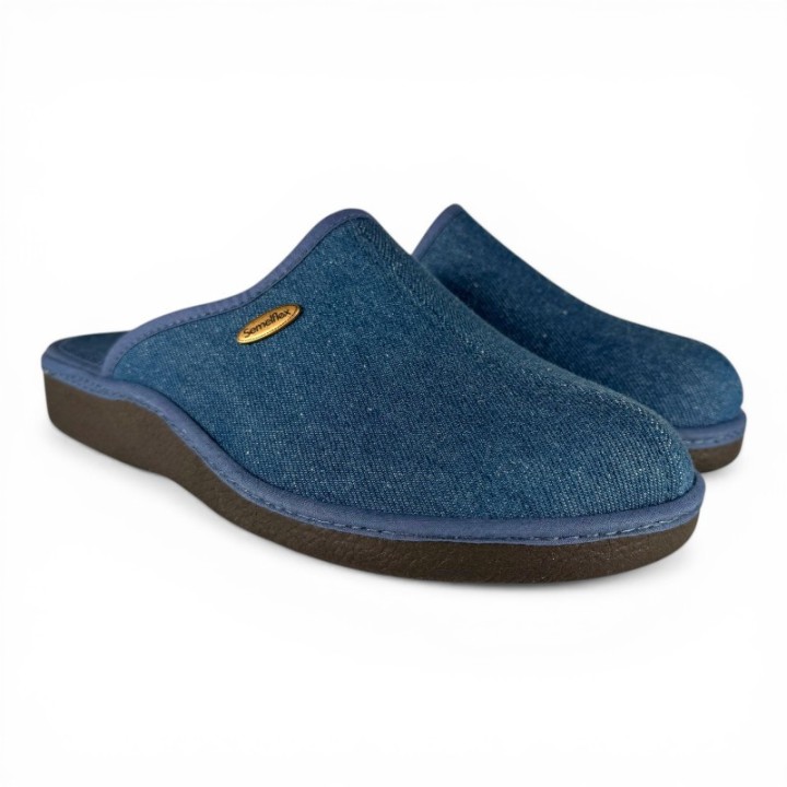 Chaussons mules confortables homme SEMELFLEX Monaco
