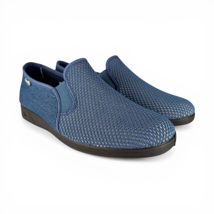 chaussons fermés pieds sensibles homme Semelflex Zeus