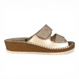 Mule talon compensée femme confortable Scarlett