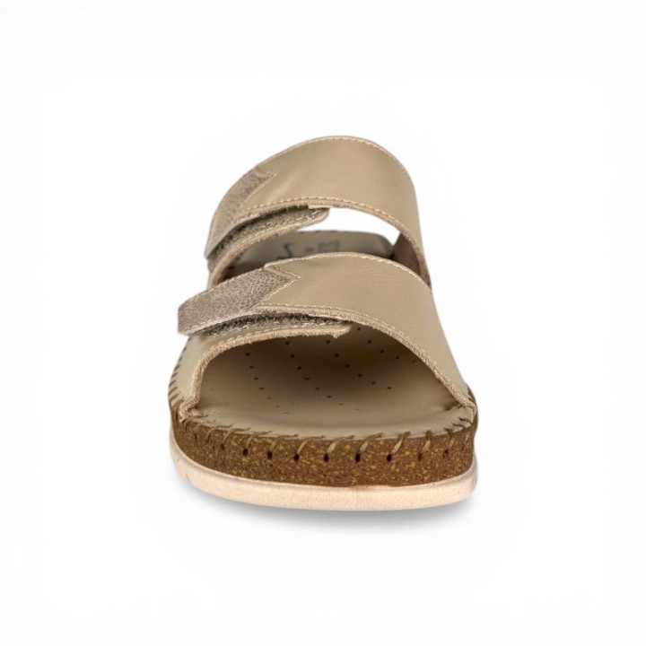 Mule talon compensée femme confortable Scarlett
