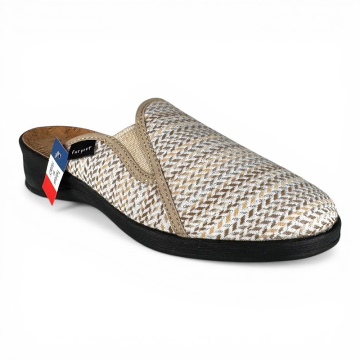 chaussons mules femme Fargeot Yopo
