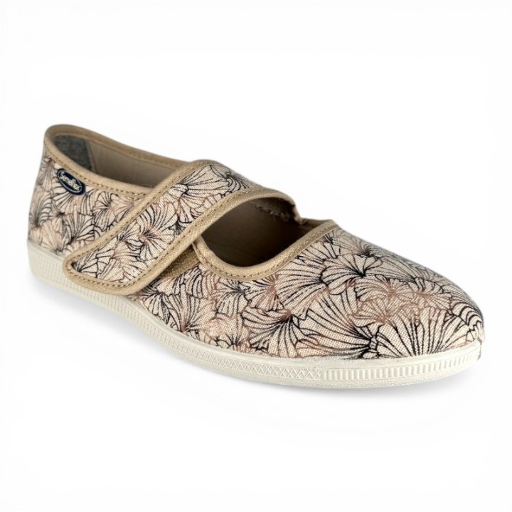 ballerines femme velcro confortables Semelflex Hera