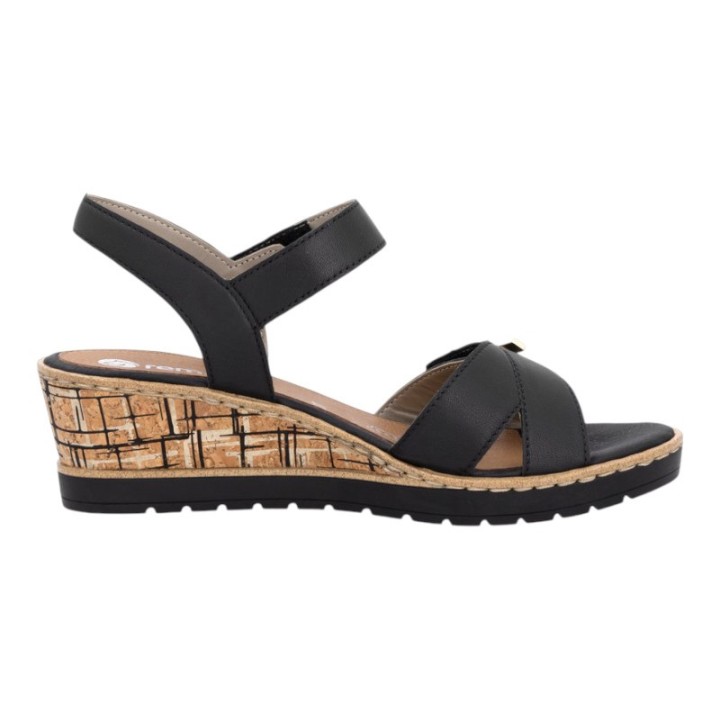 sandales talon compensé femme  confortables Remonte R6266