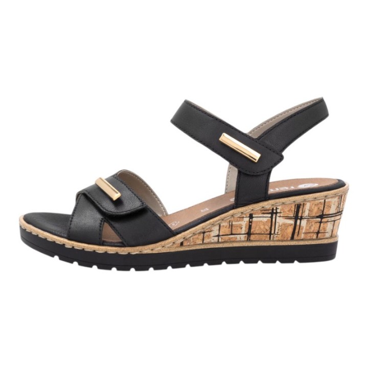 sandales talon compensé femme  confortables Remonte R6266