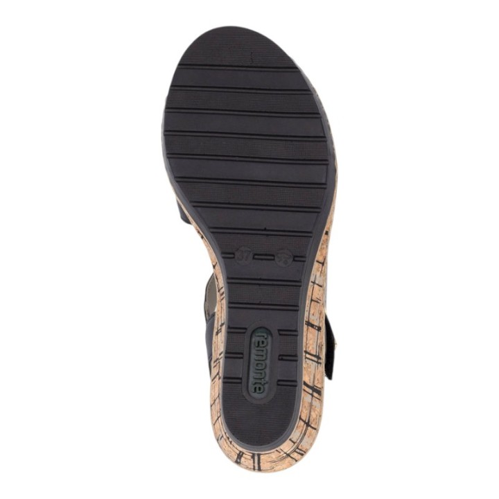 sandales talon compensé femme  confortables Remonte R6266