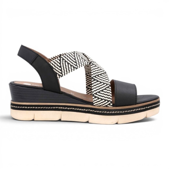 Sandales Femme talon Compensé Confortable REMONTE D2L54