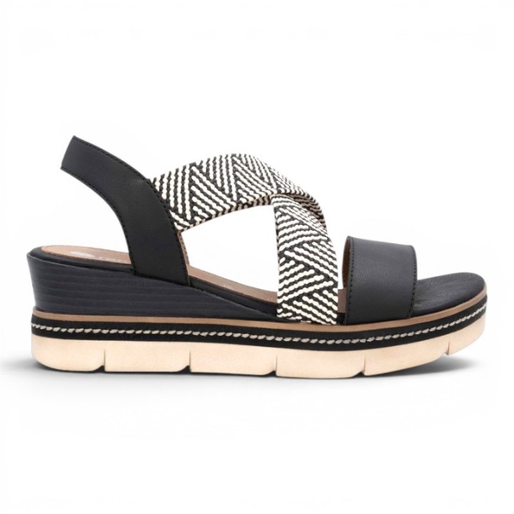 Sandales Femme talon Compensé Confortable REMONTE D2L54