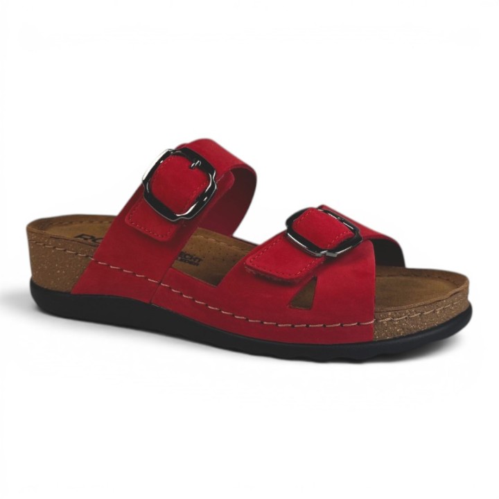 Mules talon compensé confortables Femme Rohde 5430