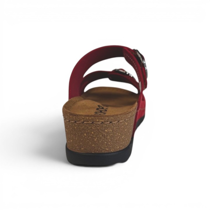Mules talon compensé confortables Femme Rohde 5430
