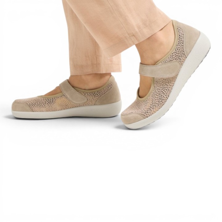 ballerines femme pieds larges et sensibles  confortables Varomed Sevilla 77701
