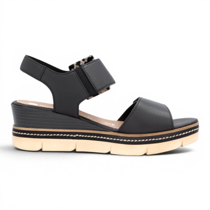 Sandales femme talon compensé confortables REMONTE D2L53