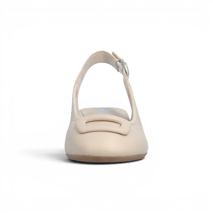 escarpin femme beige confortable Rieker 43456
