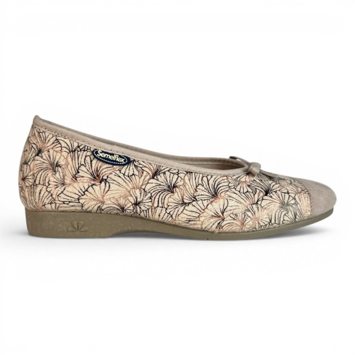 Chaussons Ballerines Femme Semelflex Dune