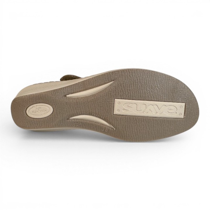 Sandales femme fermés à l'arrière confortable SUAVE 0935
