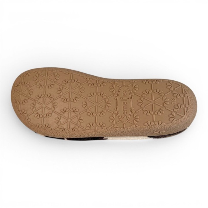 Chaussons mules confortables Semelflex Rose-Elie