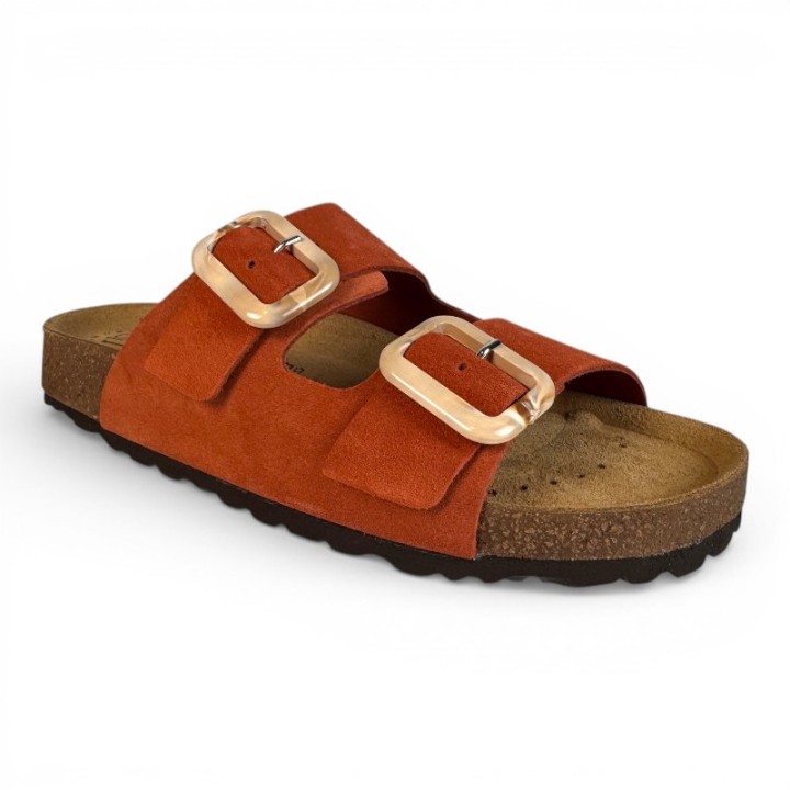 mules femme cuir confortables SEMELFLEX Léa