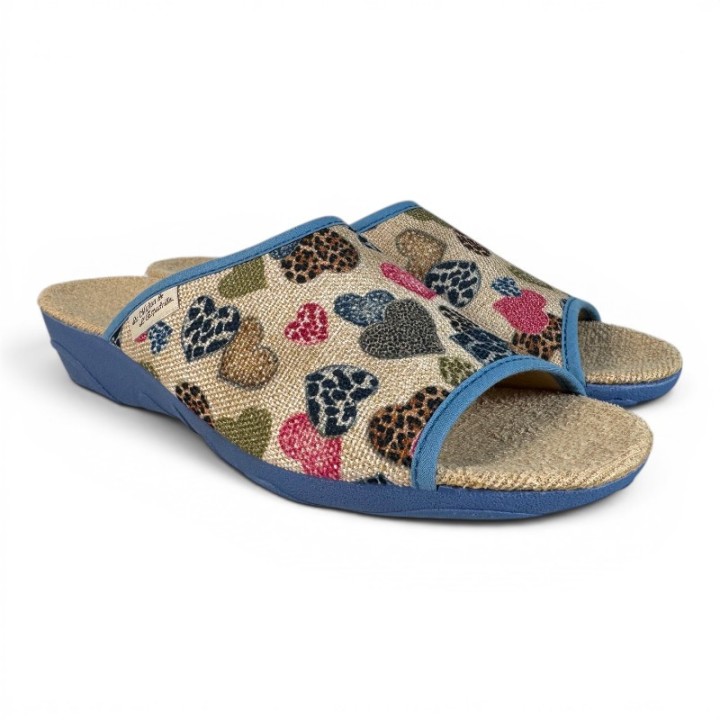 chaussons mules femme la maison de l'espadrille 2061