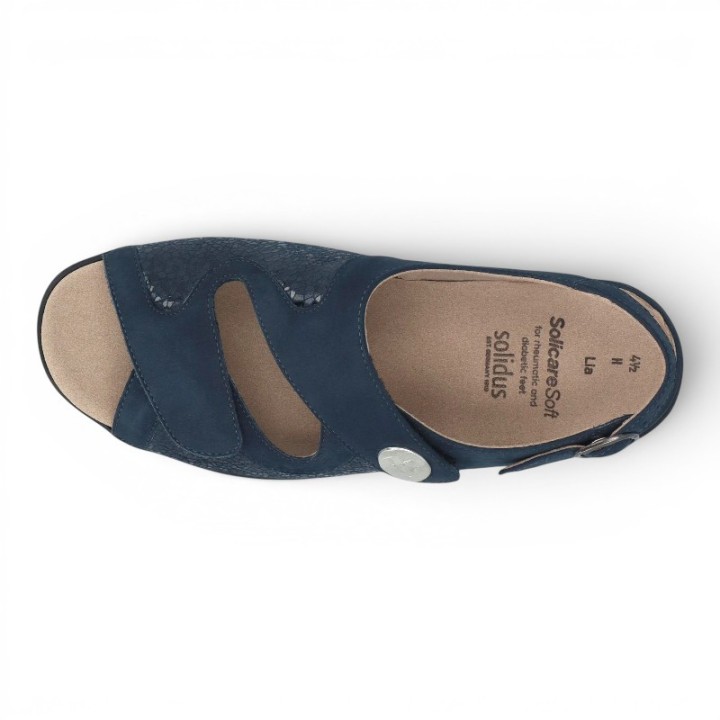 sandales femme pieds sensibles SOLIDUS Lia 73500