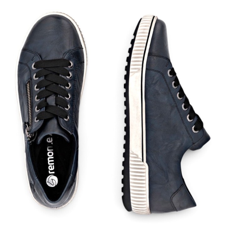 Baskets basses femme confortables semelle amovible Remonte D0700