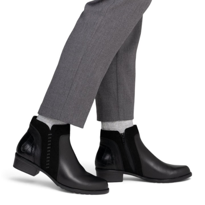 Bottines femme confortables à talon REMONTE