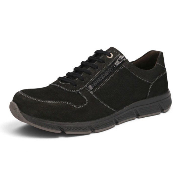 Basket Homme en cuir Pieds larges et Pieds sensibles SOLIDUS