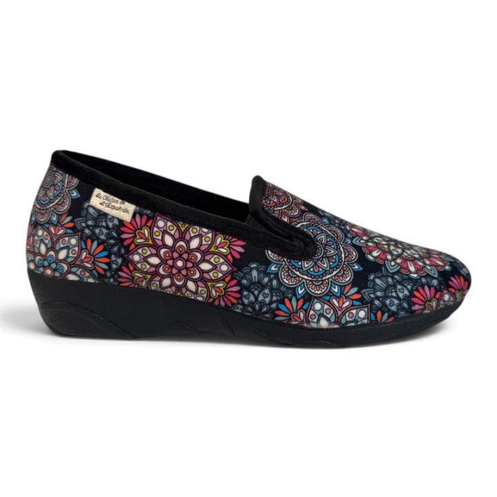 chaussons mules femme fantaisie la maison de l'espadrille