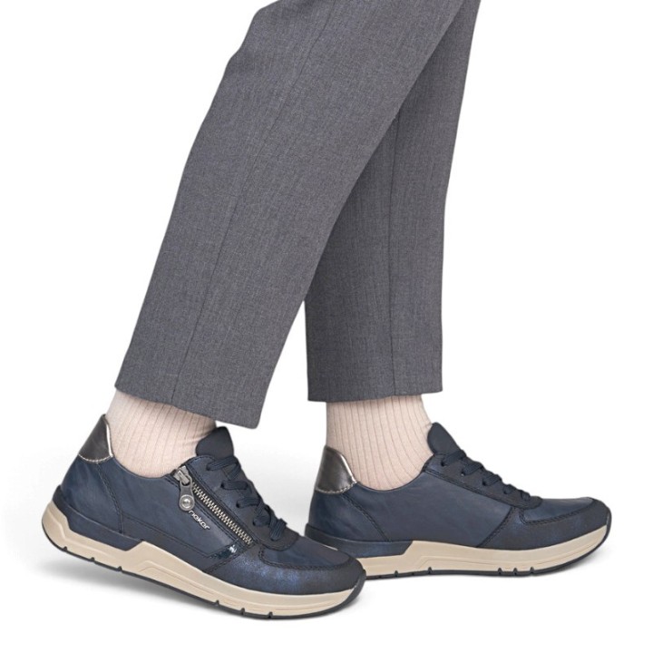 Basket basse femme semelle amovible confortable Rieker
