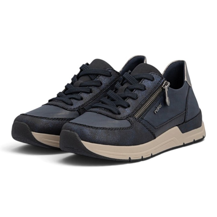 Basket basse femme semelle amovible confortable Rieker