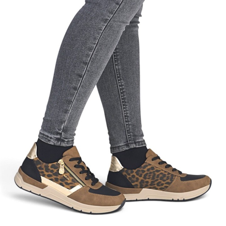 Basket basse femme semelle amovible confortable Rieker