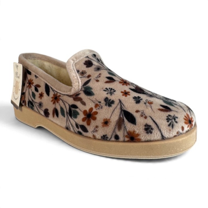 Charentaises femme doublées pure laine La Maison de l'Espadrille