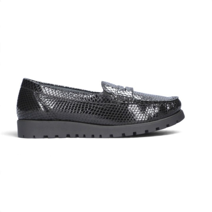mocassins femme en cuir largeur H pour pieds sensibles Waldlaufer