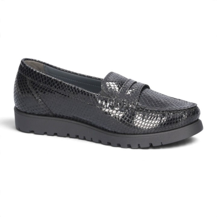 Mocassins Femme en cuir en largeur H Waldlaufer
