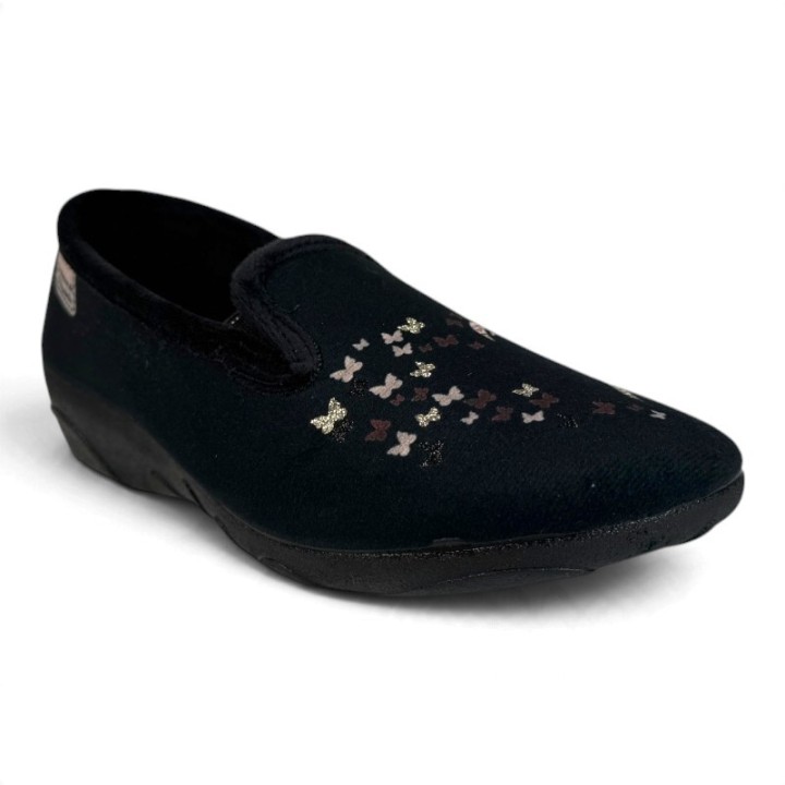 Chaussons Fermés femme noirs la Maison de L'Espadrille