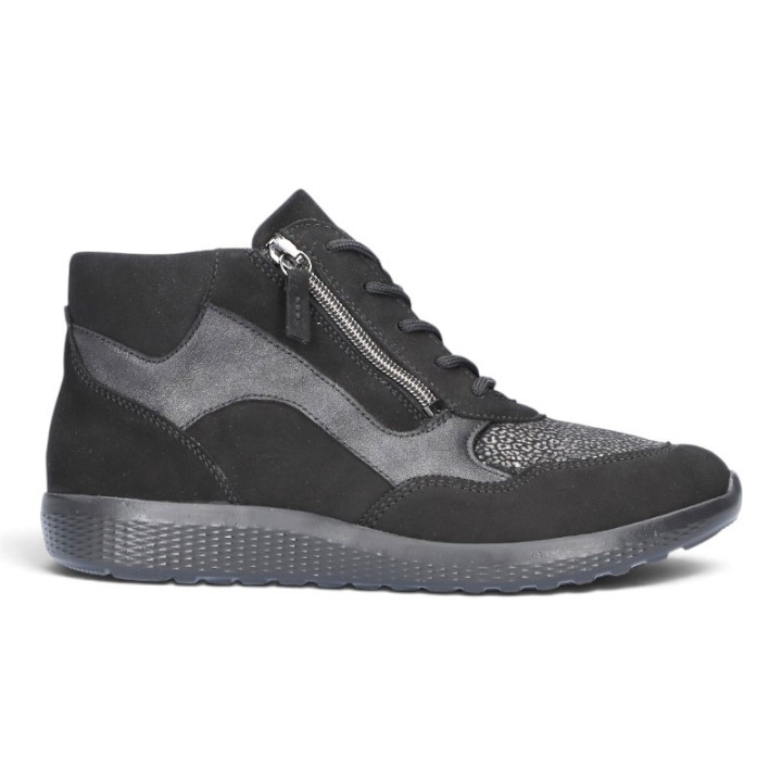 basket montante femme confortable pieds très larges Waldlaufer