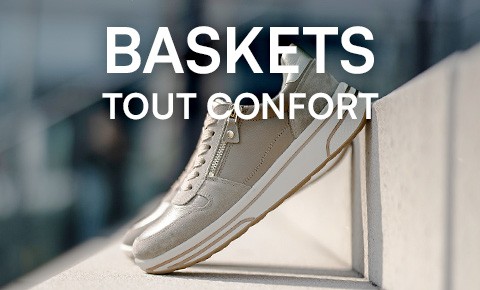 baskets confortables et pieds sensibles